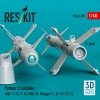 RESKIT RS48-0509 Python 3 missiles (4 pcs) (3D Printed) 1/48